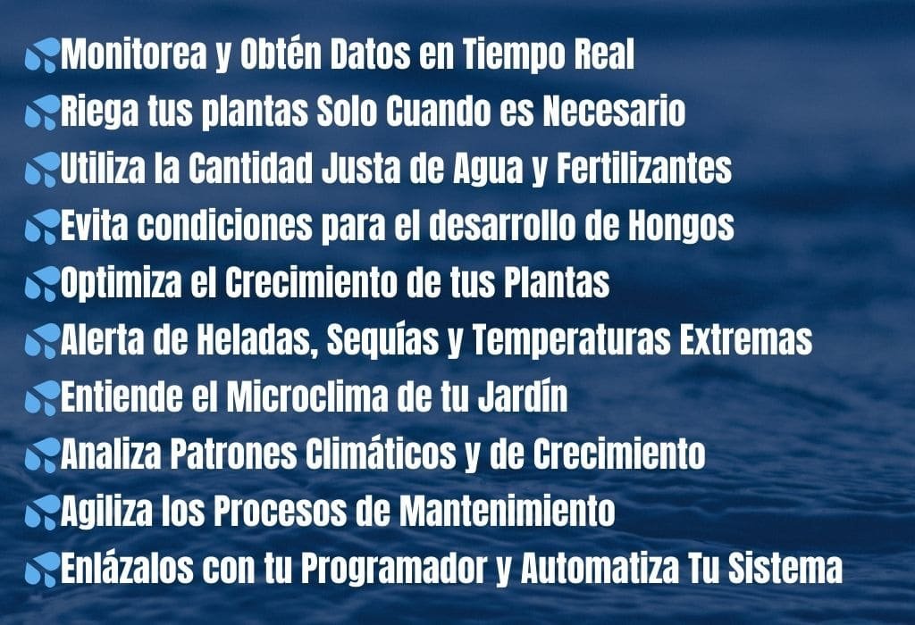 BENEFICIOS SENSORES DE RIEGO